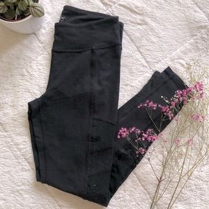 Black Leggings with Mesh